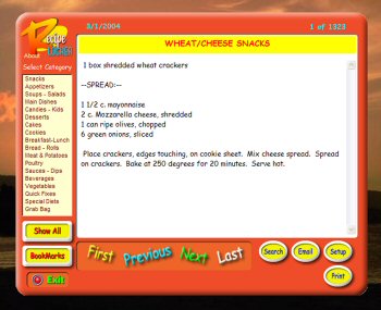 Screenshot of The Recipe Locker